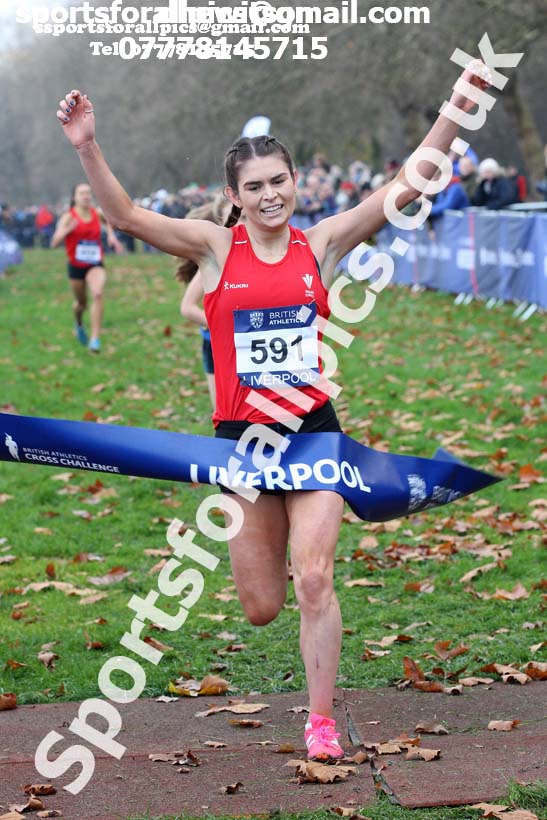 Womens under-17s and junior British Athletics Liverpool Cross Challenge, Sefton Park, Liverpool. Photo:  David T. Hewitson/Sports for All Pics